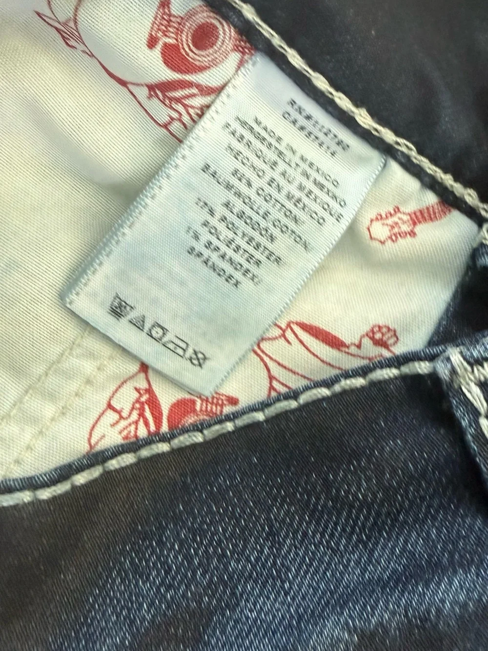 True Religion Big T Jogger Jeans Mens 30x30 Blue Streetwear Tapered Denim
